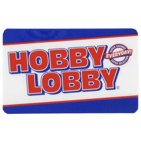 Hobby Lobby Printable Gift Card